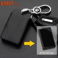 Fit For Volvo Ex30 Auto Key Fob Cover Smart Protective Case Bag Housing Key Ring Ring Mount Remote Auto Accessories Handmade Genuine Genuine Leather fit for Volvo EX30