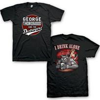 George Thorogood I Drink Alone Dvišalis marškinėlis XXL