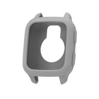 Soft Silicone Hollow Case for Garmin Venu SQ 2 Smart Watch Band Bumper Half Protector for Garmin Venu sq2 Shell Accessoies Venu SQ2 pilka spalva