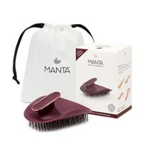 Manta Hairbrush Original Burgundy