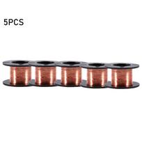 10m ilgio PCB jungtis Pasidaryk pats izoliacijos ritės kabelio litavimo linijos Vario litavimo viela Emaliuoti laidai 5PCS