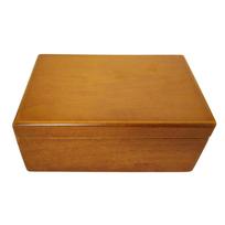 Vintage Style Wooden Music Box Creative Crafts Melody Jewelry Holder Hand-cranked Musical Box for Family Occasions geltona