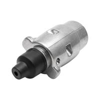 7 Pin Aluminium Alloy Plug Trailer Truck Towing Electrics 12V Connector EU Plug Waterproof Plugs Socket Adapter Protect
