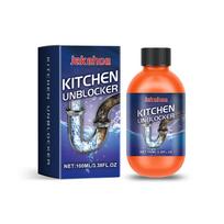 Kanalizacijos valiklis virtuvės kriaulei, vonios vamzdžiui, kamščių šalinimo priemonė, 100 ml greitai veikiantis kanalizacijos atkimšimo skystis, plaukų, riebalų, kietojo vandens nuosėdų šalinimas 100ml boxed