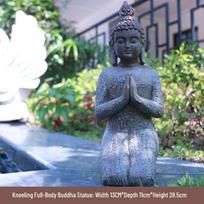 Zen Budos galvos statula sodui ir kiemo dekoravimui black