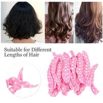 20pcs Soft Sponge Hair Curler Rollers Flexible Hair Styling Rollers  Night Sleep Use
