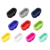 Colorful Charging Port Accessories Silicone Dustproof Plug Cover Case Antidust multicolor-10pcs/set