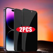 2 vnt. ekrano apsauga nuo spuogų, skirta iPhone 11 12 13 14 15 Pro Max 14 Plus XR XS Max X Privatumo plėvelė, pilnas dangtelis, apsauginis stiklas iPhone X juoda