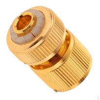 Hose Tap Connector 1/2 inch Threaded Garden Adaptor Fitting brown