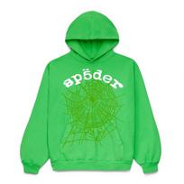 High-Quality Original Sp5der 450G Heavyweight Velvet Couple Hoodie Sweatshirt Medium