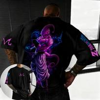 2026 Dragon Ball Anime Majin Buu Co Branded Pure Cotton Unisex Tshirt Summer New Y2K Parentchild Top Harajuku Loose Casual S