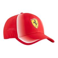Puma X Ferrari Badge Pattern Decorated Polyester Baseball Cap Unisex caps Red 027100-01 F