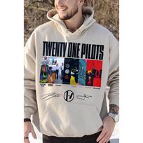 Twenty One Pilots Hoody Vyrams Moterims Oversized Megztinis Fleece Minkštas Puloveris Streetwear Harajuku Moteriški Vyriški Drabužiai 4XL black