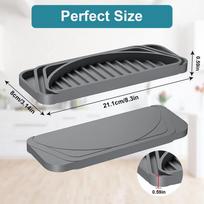 Coffee machine bar drip tray, water dispenser silicone drainage collector refrigerator drip tray for kitchen storage juoda