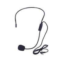 Head-mounted Microphone Universal High Sensitivity Portable 3.5mm Plug Mini Headset Conference Wired Microphone for Teaching