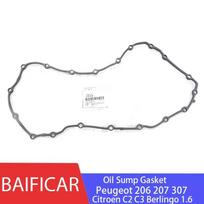 Baificar Brand New Oil Pan Sump Gasket For Peugeot 206 207 307 Citroen C2 C3 Berlingo 1.6