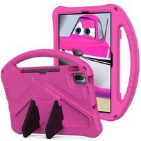 Google Pixel Tablet 11 (2023) Protective Case with Stand - Drop-proof and Durable rožinė raudona spalva
