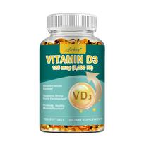 Vitamin D3 softgels support the immune system, bone development, and muscle function. 120 softgels. 120