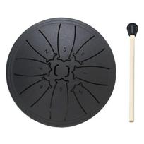 4 Inch 8 Notes Mini Hand Pan Drums Multicolour Ethereal Drum Sound Healing Instruments  Camping juoda