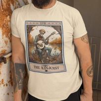 Banjo Player Shirt, The Banjoist Tarot Card Shirt Banjo Shirt Banjo Gifts for Ba 3XL