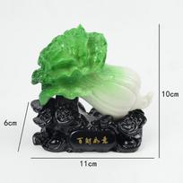New Good symbolism creative desktop ornaments home hotel office decorations cabbage lucky tree koi carp resin handicrafts gifts green