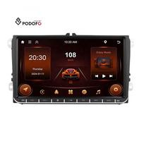 Podofo  9  Double Din Android Car Radio Autoradio Carplay Android Auto Car Stereo GPS Wifi RDS for VW/Passat/Golf/MK5/MK6/Jetta 9 " 64 g 2 g
