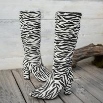 Booties Sexy Leopard Grain Over The Knee Boots Women Round Toe Cross Lace-up Square High Heels Platform Shoes 35 balta