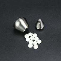 Mini Titanium Pill Box Bottle Waterproof Water Drop Shape Capsule for Travel China Mainland