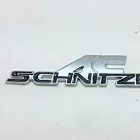 AC SCHNITZER Metalinis grotelių ženklelis Bagažinės galinis lipdukas 3D metalinis automobilio ženklelis Sticker