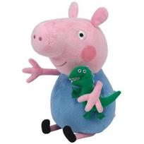 Mini pliušinis žaislas Peppa Pig George 28 cm Minkštas mielas vaikiška dovana Interaktyvus žaidimo pliušinis lėlė