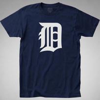TIGERS OLDE ENGLISH D T-SHIRT detroit baseball retro jersey logo tee 70s 80s 90s S