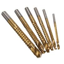 (Nikita) Cutting Carpenter Side Cutting Tap Spiral Saw Drill Bit Woodworking Hole Tool One Size auksas