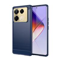 Dėklas Funda infinix Note 40 Pro 4G Dėklas infinix Note 40 Note 40 Pro Plus Viršelis Šlifuotas Smūgiams Atsparus TPU Viršelis infinix Note 40 Pro 4G infinix Note40Pro 4G mėlyna