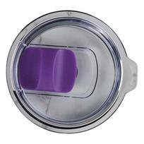 Puodelio dangtelis šiaudelis magnetinis slankiklis skylė geras sandarinimas atsparus karščiui atsparus kritimui sklandus atidarymas 20/30oz 20 violetinė