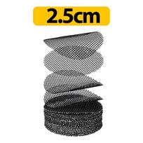 80/40/10pcs Flowerpot Gasket Ceramic Black Leakproof Soil Super Large Diameter Breathable Insect-Proof Plastic Circular Mesh Pad 2.5CM-10PCS