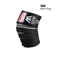 1/2Pcs Knee Brace With Bandage Nylon Elasticity Tight Loose Pressure Winding Strap Leg Guards For Sports Fitness Weightlifting