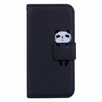 iPhone 16 Leather Case: Apple 14 Cartoon Animal Cover, XR Wallet Protective Case, 15Plus iPhone 13 rožinio aukso spalvos