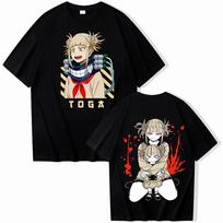 2026 Anime My Hero Academia Himiko Toga T-Shirts Man Women Summer Casual O-Neck Short Sleeve Shirts 4XL