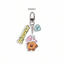 LINE FRIENDS BT21 Anime Kpop and Cartoon Beautiful Keychains and Plushies Cute RJ Tata and Koya Acrylic Backpack Charms