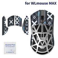 Anti-Slip Mouse Grip Tape Skate Sticker For Wlmouse Max Gaming Mouse E-Sports Gamer Accessories Suck Sweat Non-Slip A1