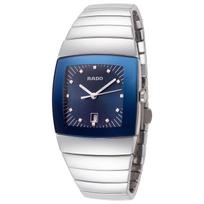 RADO Sintra serijos kvarcinis mechanizmas 30 metrų atsparumas vandeniui Madingas moteriškas laikrodis Šveicariškas laikrodis 29 mm Mėlynas ciferblatas Keraminis dirželis R13811202(NvBiao) mėlyna