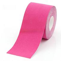 Flexible Athletic Kinesiology Tape For Jogging And Sports Therapy With Strong Adhesive Pink