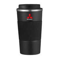 500 ml nerūdijančio plieno kavos puodelis-termosas Nešiojamas kelioninis terminis puodelis Mitsubishi Lancer Lancer ASX Outlander 2 3 Pajero Mirage exzos Pajero juoda