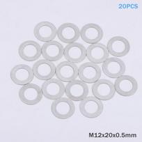20pcs Motorcycle Variator Gaskets, for DIO50ZX, JOG, Fuxi RS Models, Belt Width Adjustment Bushing Washer Set
