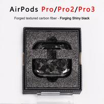 YTF-carbon Carbon Fiber case For AirPods Pro 3 Wireless Charging Bluetooth Headphone Skin Cover for AirPods pro 2 Thin and light AirPods Pro 3