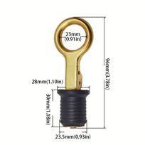 Rubber Plug Marine Boat Drain Plug Snap Handle Compression Plug Brass Handle Drain Plug  Marine