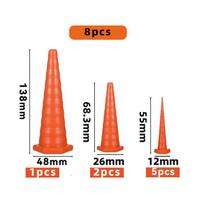 8/11x Anti-Leak Rubber Plugs for Industrial Hydraulic Oil Service on Heavy Equipment