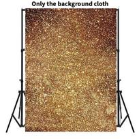 Golden Glitter Holiday Photography Backdrop For Party And Event Use 90x150cm