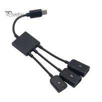 OTG šakotuvo adapteris, 3/4 prievadų greitas perdavimas, stabilus našumas, plačiai suderinamas maitinimo įkrovimas, nešiojamasis išmanusis telefonas, planšetinis kompiuteris, mikro USB skirstytuvo šakotuvas 2