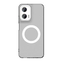 Dėl Moto Edge 50 Neo dėklo Matinis odos pojūčio Skaidrus magnetinis dėklas Motorola Edge 50 Neo belaidžiam įkrovimui Magsafe dangtelis Caque Moto Edge 50 Neo balta